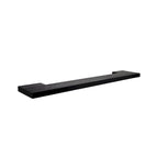 34" Wood Bathroom Wall Shelf – Midnight Oak / Sunrise Oak, Single-Tier