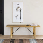 WYNDENHALL Jake SOLID MANGO WOOD 47 inch Wide Industrial Contemporary Bench in Natural - 14 d x 47 w x 17 h