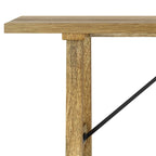 Natural Solid Mango Wood Bench, 1-Seat, 47" Wide