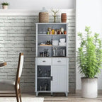 Kitchen Pantry Storage Cabinet - 19D x 30W x 67H