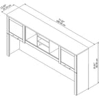 72W Hutch for L Shaped Desk