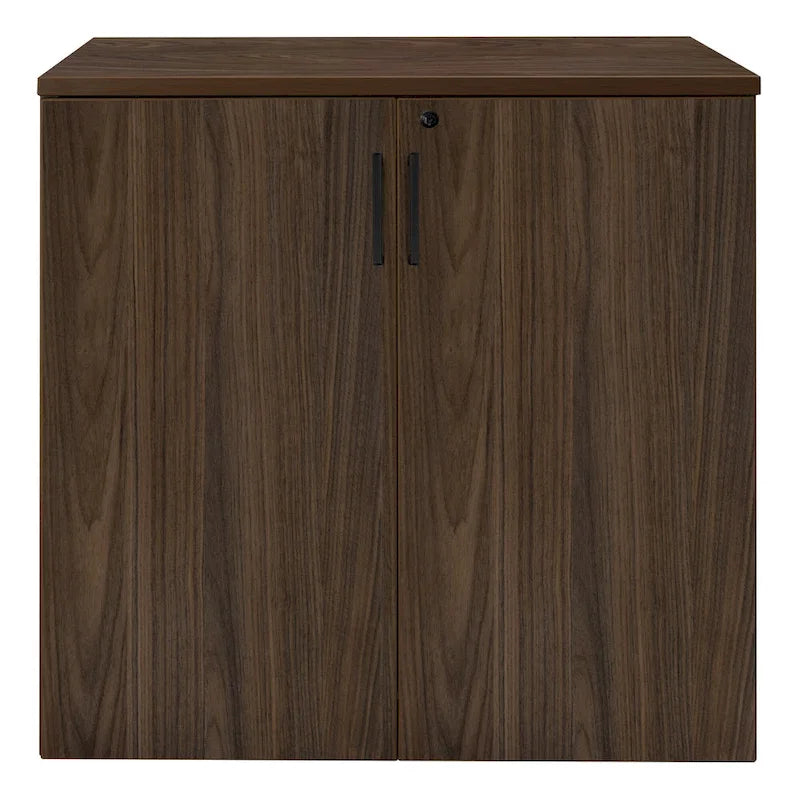 Cherry / Red Wood Grain Storage Cabinet with Lock – 2-Shelf, 1-Person Use