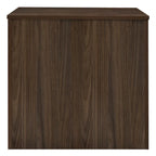 Cherry / Red Wood Grain Storage Cabinet with Lock – 2-Shelf, 1-Person Use