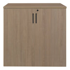 Cherry / Red Wood Grain Storage Cabinet with Lock – 2-Shelf, 1-Person Use