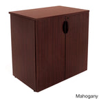 Cherry / Red Wood Grain Storage Cabinet with Lock – 2-Shelf, 1-Person Use