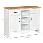 Accent Sideboard Storage Cabinet, Serving Buffet with Drawers and Adjustable Shelves for Dining Room, Living Room