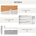 Accent Sideboard Storage Cabinet, Serving Buffet with Drawers and Adjustable Shelves for Dining Room, Living Room