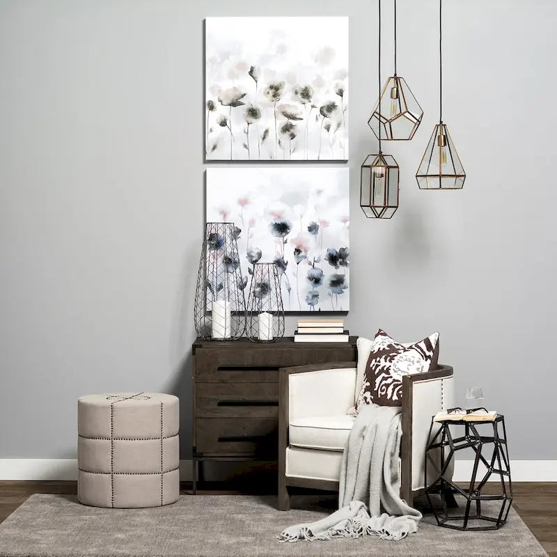 Dark Brown Mango Wood 3-Drawer Accent Cabinet with Black Iron Base, 1-Person Assembly