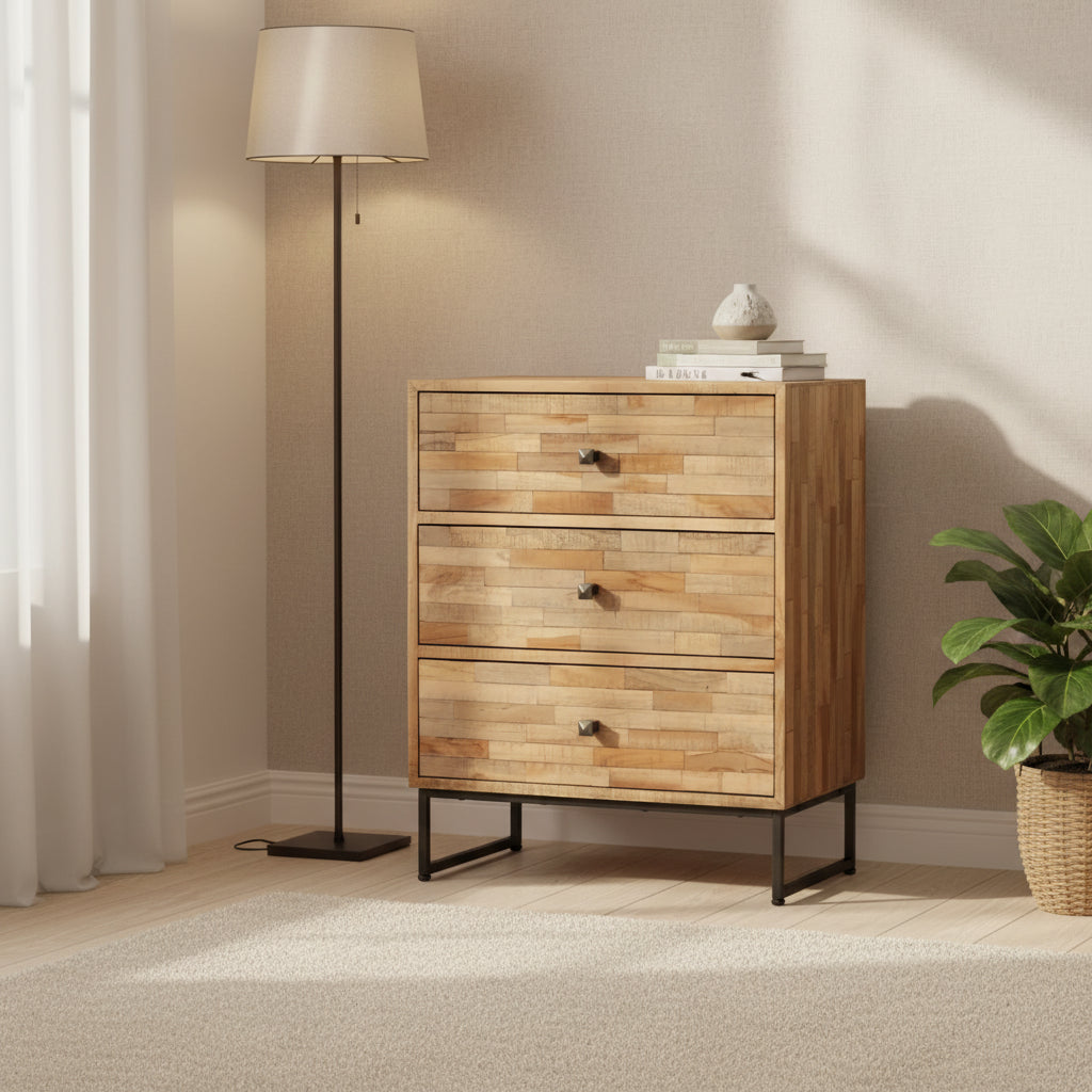 vidaXL Sideboard Reclaimed Teak Wood 23.6x11.8x29.5