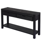 55.1W Console Table with 2 Drawers and 1 Shelf - N/A