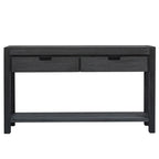 55.1W Console Table with 2 Drawers and 1 Shelf - N/A