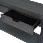 55.1W Console Table with 2 Drawers and 1 Shelf - N/A