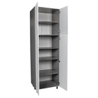 30 x 84 Utility Cabinet-Four Door-Grey - 30 x 84 x 23 3/8