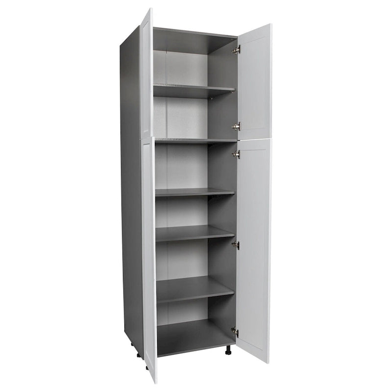 30 x 84 Utility Cabinet-Four Door-Grey - 30 x 84 x 23 3/8