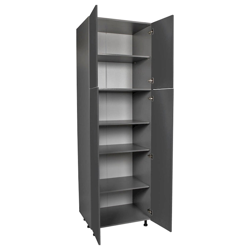 30 x 84 Utility Cabinet-Four Door-Grey - 30 x 84 x 23 3/8