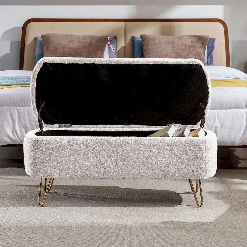 51-inch Storage Ottoman Bench