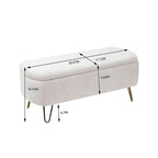 51-inch Storage Ottoman Bench