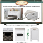 Storage Bench with Removable Basket and 2 Drawers, Fully Assembled Shoe Bench with Removable Cushion (White Washed)