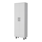 71 White Tall Pantry Cabinet - 23.60