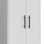 71 White Tall Pantry Cabinet - 23.60