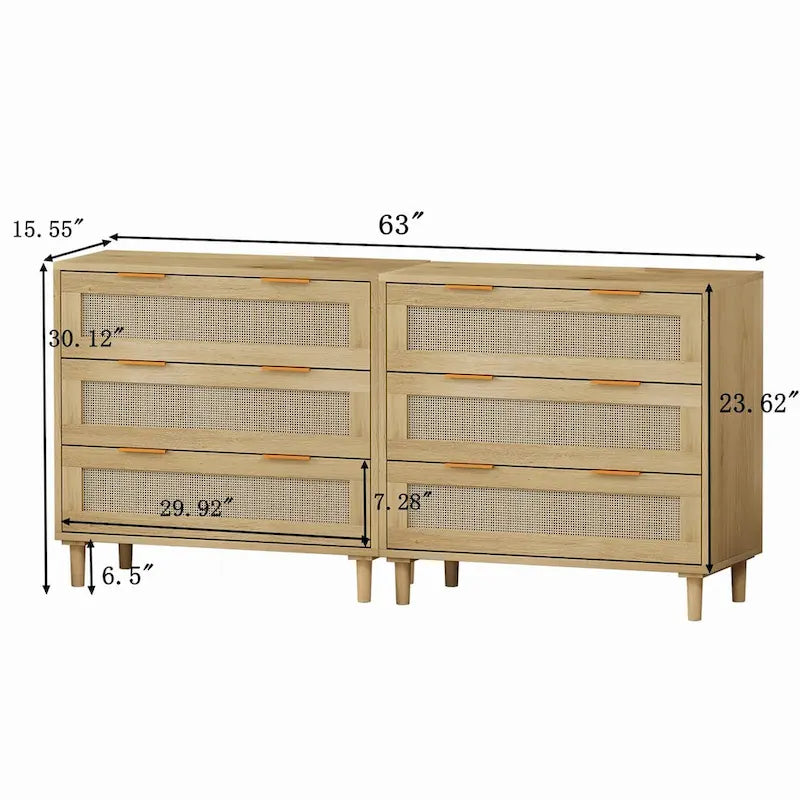 6-drawer Dresser