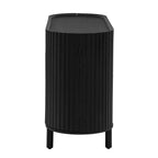 Curved Design Light Luxury Sideboard with Adjustable Shelves,Suitable for Living Room,Study and Entrance