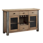 2-Door and 4-Drawer Server