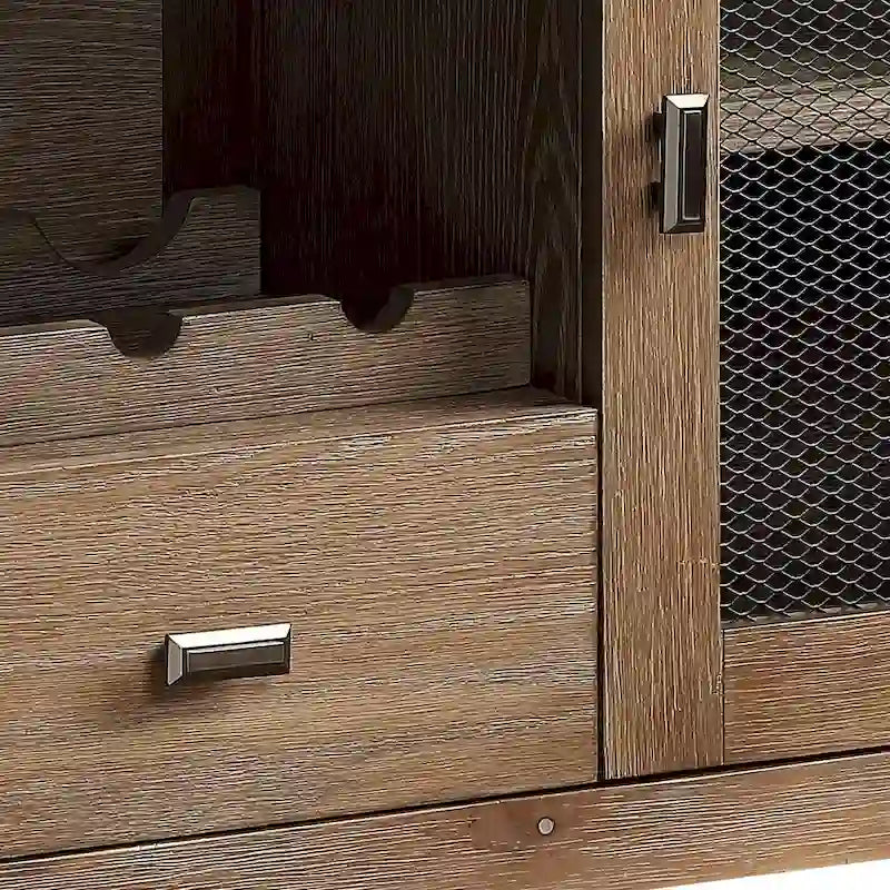 2-Door and 4-Drawer Server