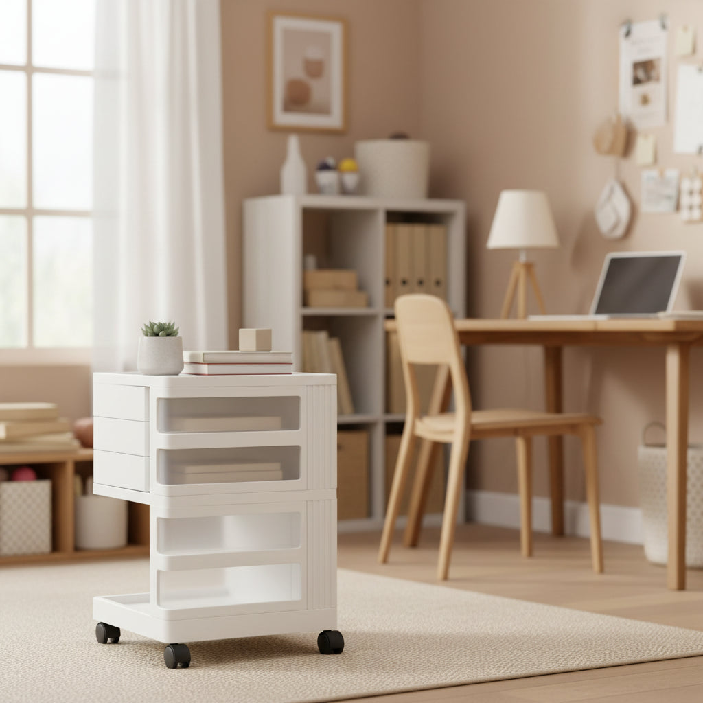 Studio Designs Kubx Pro Mobile Rotating 4-Sided Storage Organizer - 18 W x 18 D x 26 H