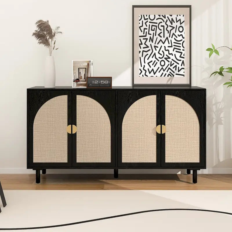 4 Door Cabinet,for Bedroom,Living Room,Study