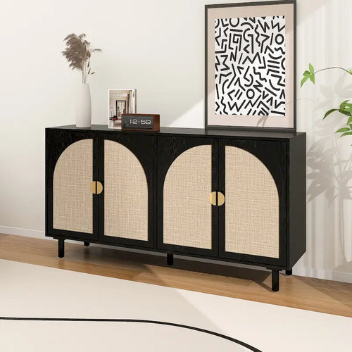 4 Door Cabinet,for Bedroom,Living Room,Study