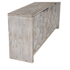 Farmhouse Style 3 Door Wooden Cabinet