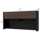 Antigua & Black / Slate & Sandstone 71W Desk Hutch – 2-Person Assembly