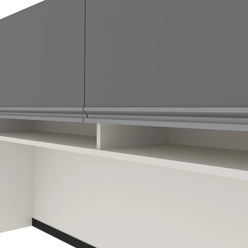 Antigua & Black / Slate & Sandstone 71W Desk Hutch – 2-Person Assembly