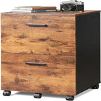 2 Drawer File Cabinet - 15.6D x 16.2W x 26.4H