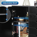 5-Drawer Wood Dresser Chest - 15.8D x 30.8W x 25.5H