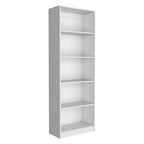 74 Wide 5-Shelf and Cabinet Option C Bookcase Set of 3