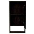 Black / White / Gray Mirrored Medicine Cabinet with 1 Shelf, Single