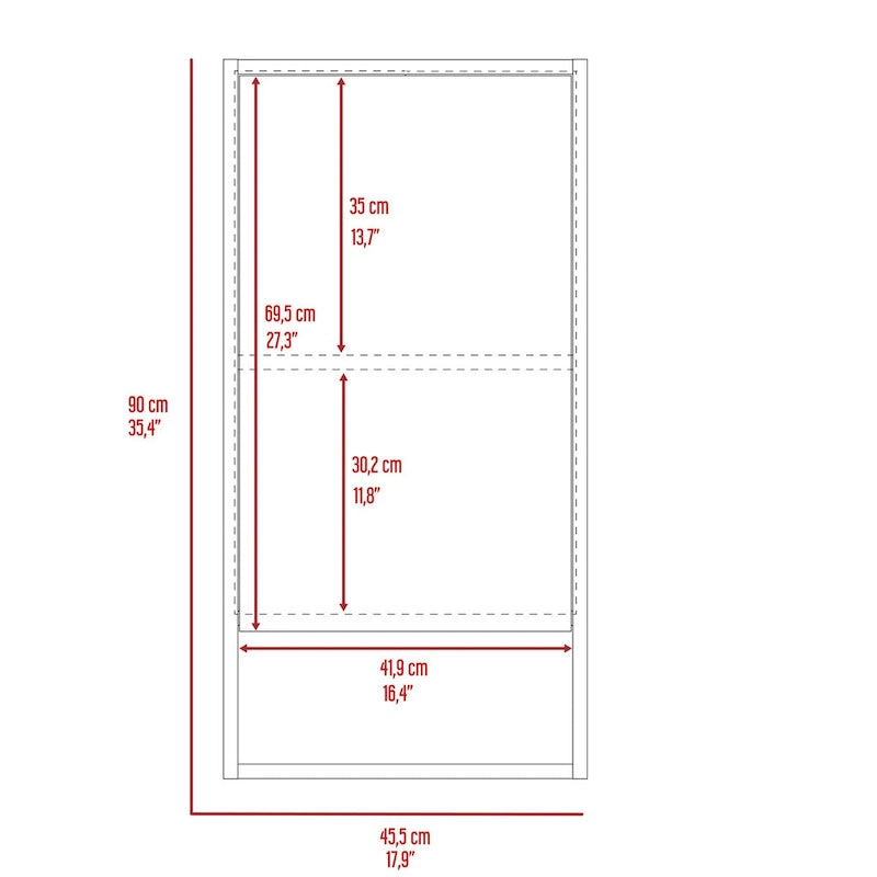 Black / White / Gray Mirrored Medicine Cabinet with 1 Shelf, Single